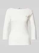 Bluzki damskie - Bluzka z długim rękawem i dekoltem w łódkę model ‘NEW CODY’ - miniaturka - grafika 1