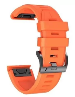 Opaska Pasek Bransoleta Iconband "2" Garmin Fenix 3/5X/3Hr/5X Plus/6X/6X Pro/7X Orange - Akcesoria do smartwatchy - miniaturka - grafika 1