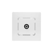 Gniazdka elektryczne - Legrand Gniazdo antenowe typu F pojedyncze NILOE biały - miniaturka - grafika 1