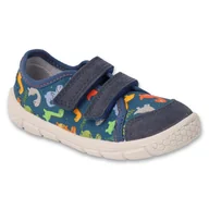 Buty dla dziewczynek - Befado obuwie dziecięce 908P011 niebieskie - miniaturka - grafika 1