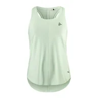 Koszulki i topy damskie - Damska koszulka bez rękawów CRAFT CORE ESSENCE SINGLET W 1911243-602000 – Zielony - miniaturka - grafika 1