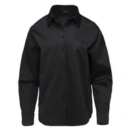 Koszule damskie - Damska Koszula GUESS LS NICLA EMBRO LOGO SHIRT W4RH51WD2M1-JBLK – Czarny - miniaturka - grafika 1