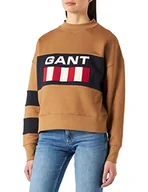 Swetry damskie - GANT Sweter damski, ROASTED WALNUT, XL - miniaturka - grafika 1