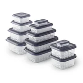 Pojemniki kuchenne - POJEMNIKI Z POKRYWKAMI NA ŻYWNOŚĆ JEDZENIE ZESTAW 12szt BRANQ ORI - miniaturka - grafika 1