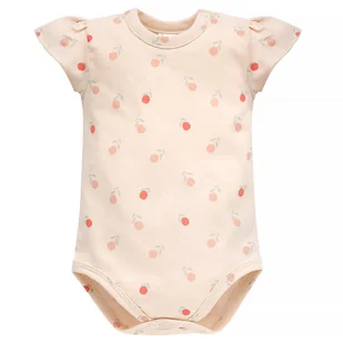 PINOKIO BODY KROTKI REKAW SUMMER GARDEN BEZ 62 - Body dla niemowląt - miniaturka - grafika 1
