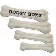 Przysmaki dla psów - prozoo Doggy Kość Prasowana Biała 8" 20cm 3szt. DK0007-8 - miniaturka - grafika 1