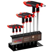 Klucze i nasadki - SCHMITH KOMPLET KLUCZY IMBUSOWYCH TYP T 8 SZT - miniaturka - grafika 1