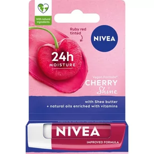 NIVEA Lip Care Pomadka ochronna do ust - CHERRY SHINE 4.8g - Balsamy do ust - miniaturka - grafika 2