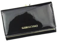 Portfele - Portfel damski skórzany PELLUCCI ZLL-108 Ciemny brąz - ciemny brąz - miniaturka - grafika 1