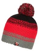 Czapki damskie - Ziener Czapka "Ishi" w kolorze czerwono-szarym - miniaturka - grafika 1