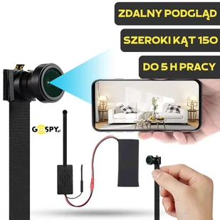 Kamera do ukrycia S68W Wi-Fi FULL HD (Podgląd Na żywo) - Minikamery i aparaty szpiegowskie - miniaturka - grafika 1