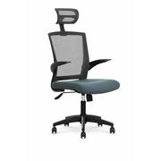 Fotele i krzesła biurowe - Fotel Obrotowy Młodzieżowy Valor Czarny / Popiel Halmar - miniaturka - grafika 1