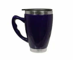 Ceramiczny kubek termiczny 350 ml CERIO (granatowy) - Kubki termiczne - miniaturka - grafika 1