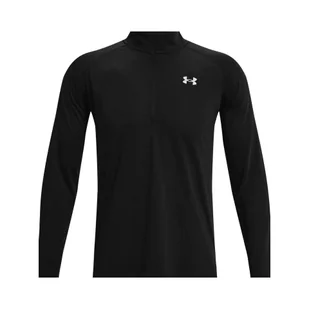 UA Streaker Half Zip Czarny XL - Koszulki sportowe damskie - miniaturka - grafika 1