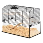 Klatki dla gryzoni - Zolux Klatka Neo Panas XL ze szklaną kuwetą kol. czarny Dostawa GRATIS od 99 zł + super okazje - miniaturka - grafika 1