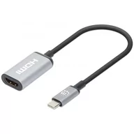 Inne akcesoria audio-wideo - Manhattan Adapter / przejściówka USB-C 3.2 / HDMI 4K*60Hz - miniaturka - grafika 1