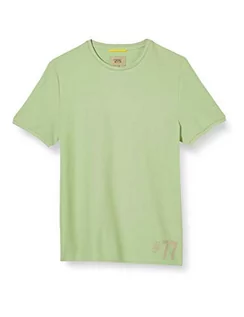 Koszulki męskie - Camel active Koszulka męska, Zielony (Light Green T11), XL - grafika 1