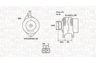 Alternatory - MAGNETI MARELLI Alternator 063732020010 063732020010 - miniaturka - grafika 1