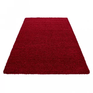 Dywan Shaggy Czerwony 80x150 cm - Dywany - miniaturka - grafika 1