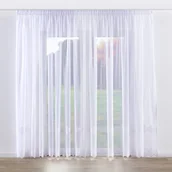 Firany - Firana na taśmie, biały, Woale i firany - miniaturka - grafika 1