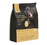 Sucha karma dla psów - 1DOG SENIOR LIGHT 2KG TURKEY DUCK MEDIUM LARGE INDYK KACZKA - miniaturka - grafika 1