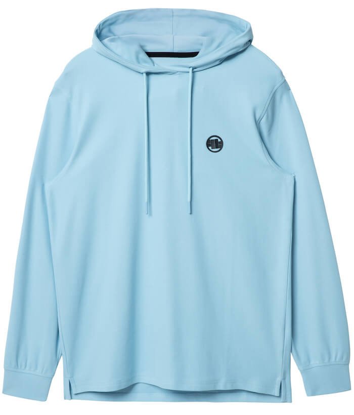 Bluza PIT BULL ROCKEY PIQUE błękitna kaptur-XXL