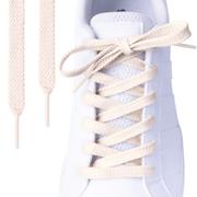 Płaskie sznurówki sznurowadła do butów beżowe
