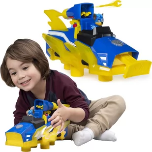 PSI PATROL Transformujący się pojazd Chase Mighty Pups Kosmopieski - Figurki dla dzieci - miniaturka - grafika 2