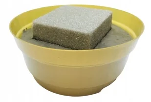 PODKŁAD DONICZKA OSŁONKA CEMENCIAK Z gąbką do stroika bukiet baza cement 18 - Sztuczne kwiaty - miniaturka - grafika 1
