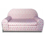 Zestawy mebli dla dzieci - SOFKA DZIECIĘCA KANAPA ROZKŁADANA PREZENT MATERAC PIANKOWA BEZPIECZNA - miniaturka - grafika 1