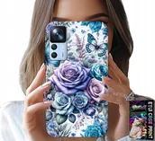 Dodatki do ciast w proszku - ETUI DO XIAOMI 12T / 12T PRO - KWIECISTE WZORY RÓŻEKWIATKI CASE + SZKŁO - miniaturka - grafika 1