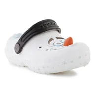 Buty dla dziewczynek - Klapki Crocs Frozen Olaf Classic Clog T Jr 210236-90H białe - miniaturka - grafika 1