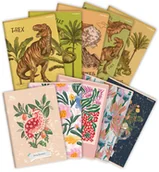 Zeszyty szkolne - zeszyt a5/60k kratka dino/spring (10szt) - miniaturka - grafika 1