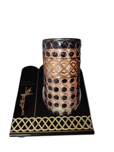 ZNICZ SOLAR VIP ZŁOTO-CZARNY ILUMINI - Lampiony i znicze - miniaturka - grafika 1