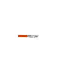 InLine Duplex Kabel instalacyjny S/FTP PiMF Cat.7a AWG23 1200MHz halogen free pomarańczowy 100m 77100I - Patchcordy - miniaturka - grafika 2