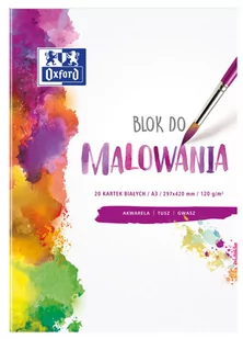 Hamelin BLOK DO MALOWANIA A3/20K OXFORD 07241 AP07241 - Szkolne artykuły papiernicze - miniaturka - grafika 1