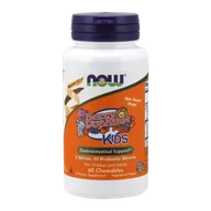 Suplementy naturalne - Now Foods Berry Dophilus KIDS 60 tabl. do ssania TT000722 - miniaturka - grafika 1