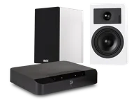 Zestawy stereo - Bluesound POWERNODE EDGE (czarny) + Tesi 2 (biały) - miniaturka - grafika 1