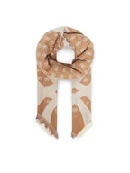 Apaszki i szaliki damskie - Guess Chusta AW5418 POL03 Beżowy - miniaturka - grafika 1