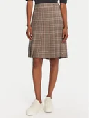 Spódnice - Tommy Hilfiger Spódnica plisowana WW0WW46651 Beżowy Regular Fit - miniaturka - grafika 1