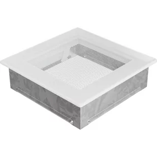 Kratki.pl KRATKA KOMINKOWA PROSTOKĄTNA BIAŁA 170X170 MM 17B - Akcesoria kominkowe - miniaturka - grafika 1