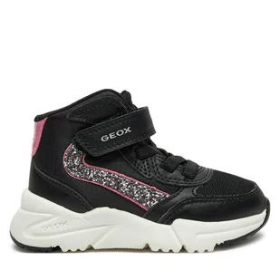 Śniegowce Geox Mid Easy Entry J46M2D 054FU C9231 M Czarny - Buty dla dziewczynek - miniaturka - grafika 1