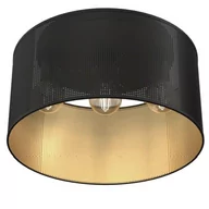 Lampy sufitowe - Ażurowa, czarno-złota lampa sufitowa LX 5247 z serii LOFT SHADE - miniaturka - grafika 1