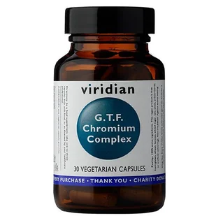 Viridian Chrom GTF Suplement Diety 30 kapsułek 5060003593157 - Suplementy naturalne - miniaturka - grafika 1