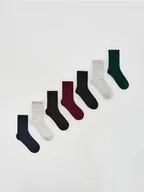 Skarpetki dla dzieci - Reserved - Skarpetki 7 pack - jasnoszary - miniaturka - grafika 1