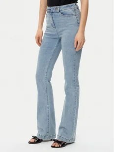 Morgan Jeansy 222-PKELY Niebieski Straight Fit - Spodnie damskie - miniaturka - grafika 1