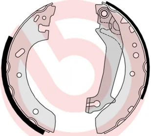 BREMBO Szczęki hamulcowe BREMBO S24526 1005968 S24526 - Szczęki hamulcowe - miniaturka - grafika 1