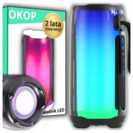 Głośniki przenośne - Głośnik Bluetooth Tuba LED RGB Głośnik Bezprzewodowy Przenośny Mini Mały - miniaturka - grafika 1
