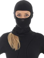 Czapki i chusty sportowe damskie - Brubeck Kominiarka unisex termoaktywna KM00010A czarna r. L/XL - miniaturka - grafika 1