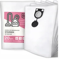 Worki do odkurzaczy - 20x Worek do Odkurzacza Starmix Sx 1225 Dp Syntetyczny Pojemny Mocny G9 - miniaturka - grafika 1